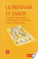 libro Gobernar Es Saber